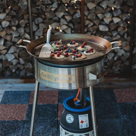 Grillsymbol Gasoluppvärmd stekhäll PRO-580